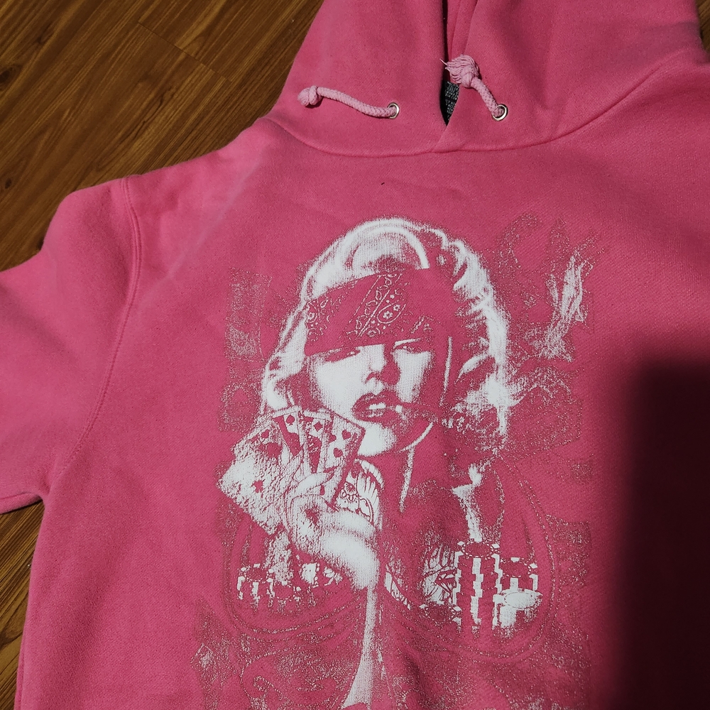 Marilyn Monroe Pink Hoodie